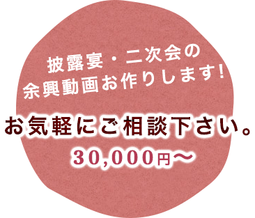 披露宴・二次会の余興動画