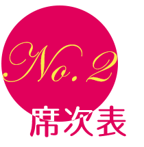 NO.3 プロフィール席次表